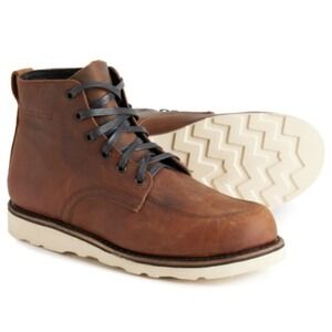 Broken Homme Jaime Work Boots  Leather Men Sz 9 BURNT SUGAR DESERT OASIS Ankle